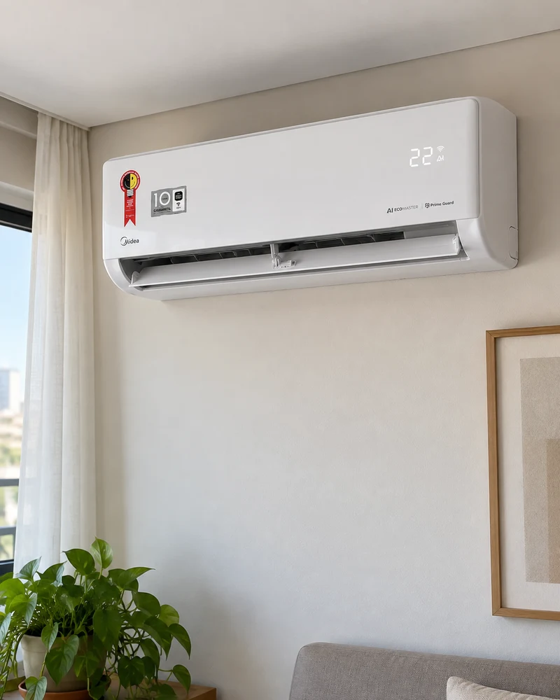 Midea 38EZVCA09M5 em ambiente doméstico